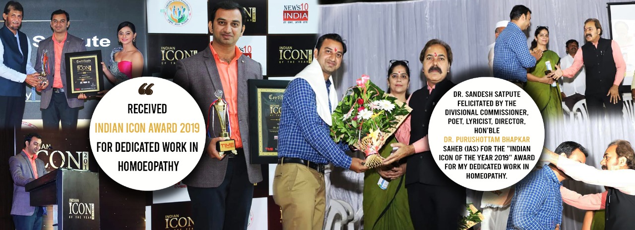 Dr. satpute received best Indian Icon Award 2019